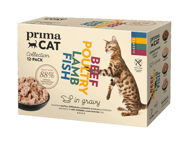Prima Cat Multipack in gravy 85g * 12pcs