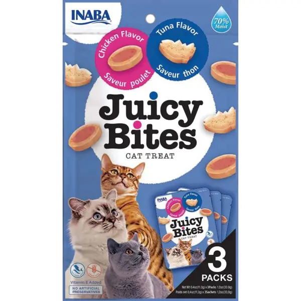 Inaba Juicy Bites Chicken & Tuna Flavor 33.9g