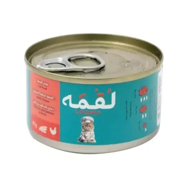 Loqma Cat Chicken with Salmon in Broth 85g