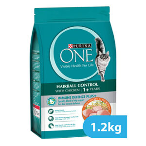 Purina One Adult Hairball Control Chicken 1.2kg