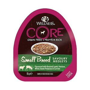 Wellness Core Dog Small Breed Lamb, Venison ,White Sweet ,Potatoes & Carrots 85g