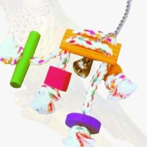 Colorful Wooden Bird Toys 36*14cm