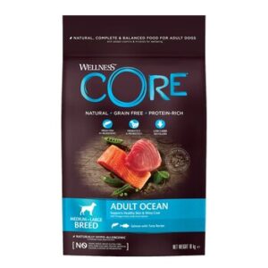 Wellness Core Adult Ocean Salmon with Tuna Adult DOg Dry Food 1,8 Kg