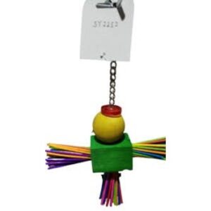 Colorful Wooden Bird Toy 23*15cm