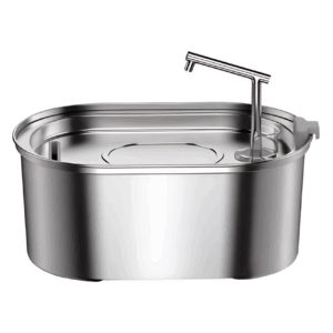 Rojeco Stainless Steel Pet Water Fountain 3.2L