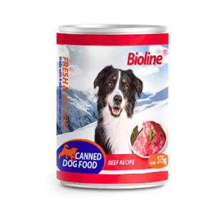Bioline Beef Meat Adult Dog Wet Food 375g