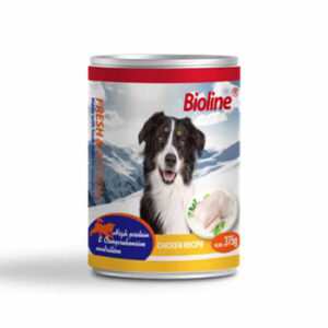 Bioline Chicken Meat Adult Dog Wet Food 375g