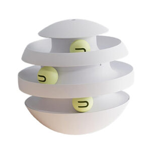 Cat Toy Tower Interactive with Balls