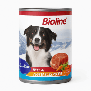 Bioline Beef Meat& Vegetable Adult Dog Wet Food 375g