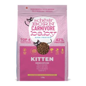 Schesir Dry Born Carnivore Kitten Chicken & Egg 1.25Kg