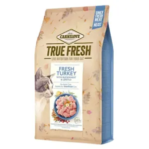 Carnilove True Fresh Turkey with Buckwheat & Lentils Sterilised Cat Dry Food 4.8kg