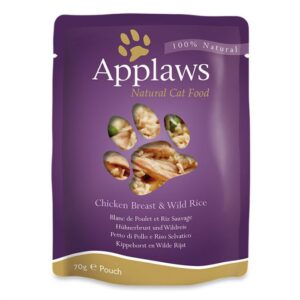 Applaws Pouch Chicken Breast and Wild Rice 70g