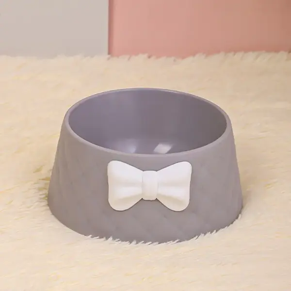 Bow Patterned Bowl for Cat & Dog - Image 3