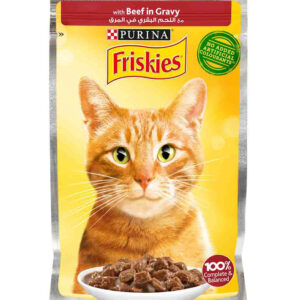 Friskies Beef Chunks in Gravy 85g