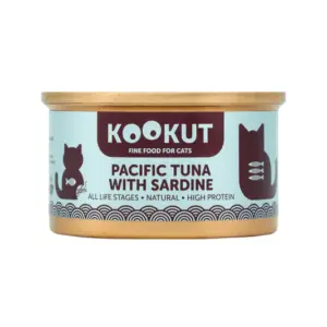 Kookut Cat Pacific Tuna & Sardine Wet Food For All Ages 70g