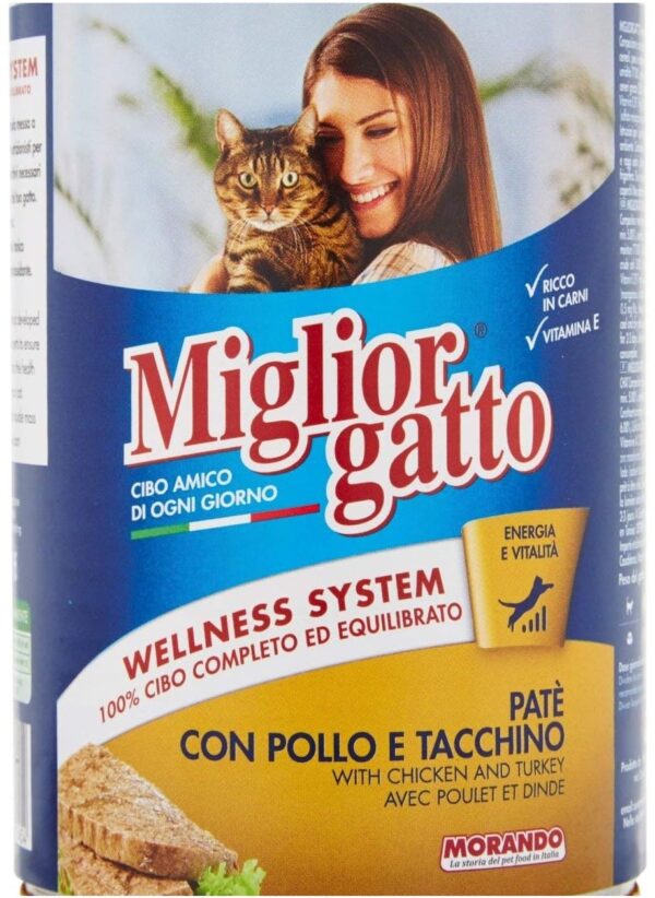 Miglior gatto with Chicken & Turkey 400g
