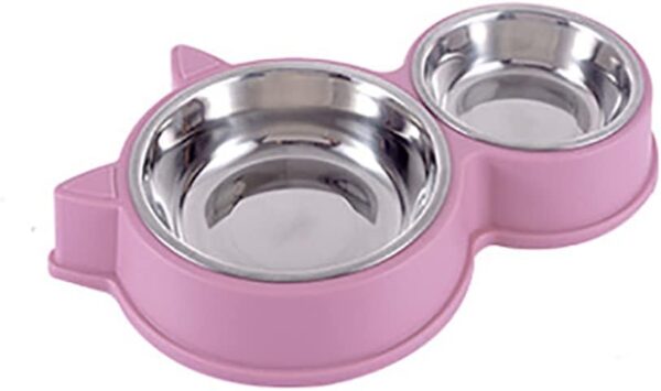 Double Bowl Anti-tip Cat Ear Shape - Image 4