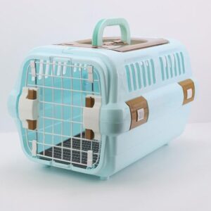 Pet Carry Box with Top and Front Doors