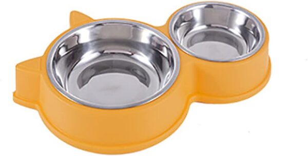Double Bowl Anti-tip Cat Ear Shape - Image 3