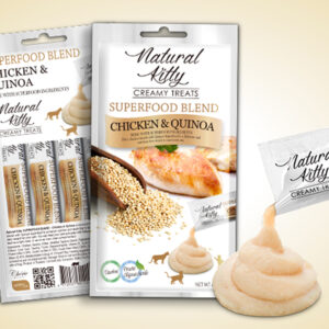 Natural Kitty Creamy Chicken & Quinoa 4x12g