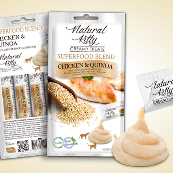 Natural Kitty Creamy Chicken & Quinoa 4x12g