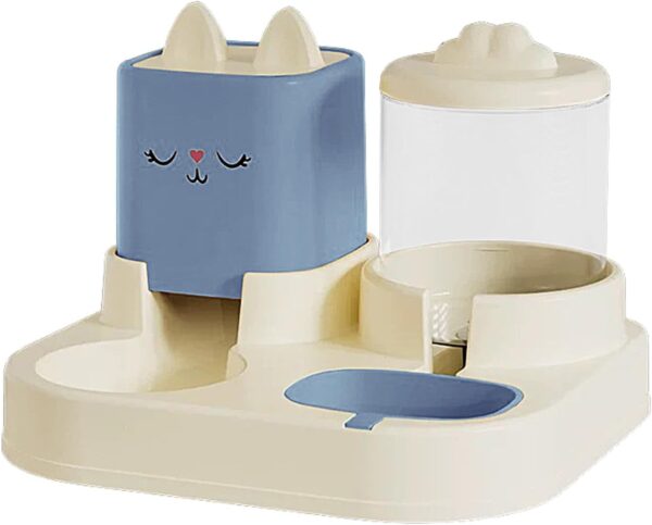 3-in-1 Automatic Feeder & Water Dispenser with Dual Stainless Steel Bowls for Cats & Dogs - Image 3