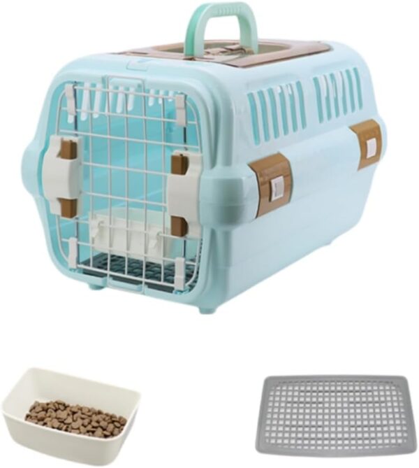 Pet Carry Box with Top and Front Doors