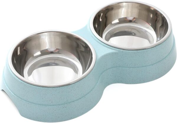 Double Bowl Round Shape for Cat & Dog - Image 2