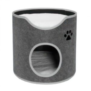 Camon Felt Cat Bed Cylinder 40*36 cm