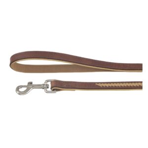 Camon Decorated leather Leash For Dogs 16*1100 mm