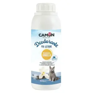 Camon Deodorant for litter Box with Vanilla Scent and Enzymes 400g