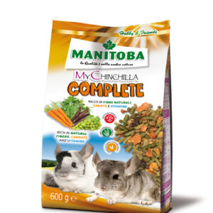 Manitoba Complete Food with Carrot & Vitamin for Chinchilla 600g