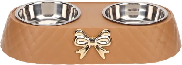 Double Bowl Food Bow-Tie Decoration - Image 2