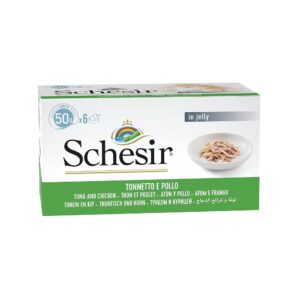 Schesir Multipack Tuna with Chicken in Jelly 6*50g