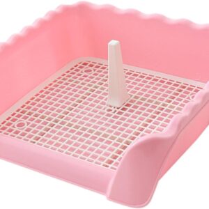 Open Litter Box With Raised Edges for Dog