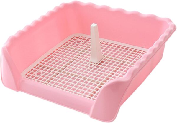 Open Litter Box With Raised Edges for Dog