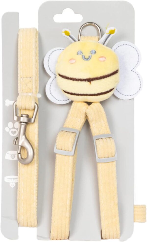 Adjustable Harness and Leash with Cute Bee for Cat & Dog - Image 3