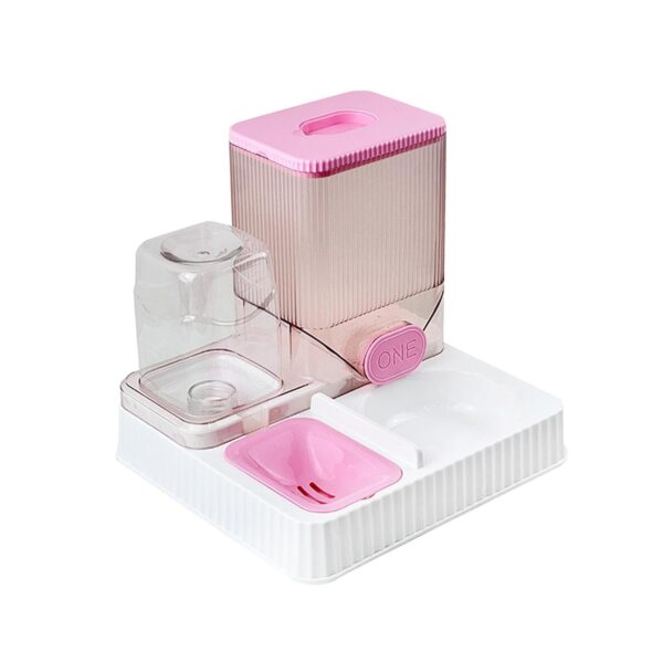 Automatic Feeder and Water Dispenser with Dual Bowls for Cat & Dog