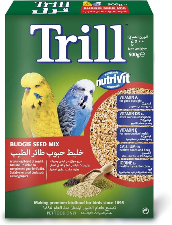 Trill Budgie seed mix 1kg