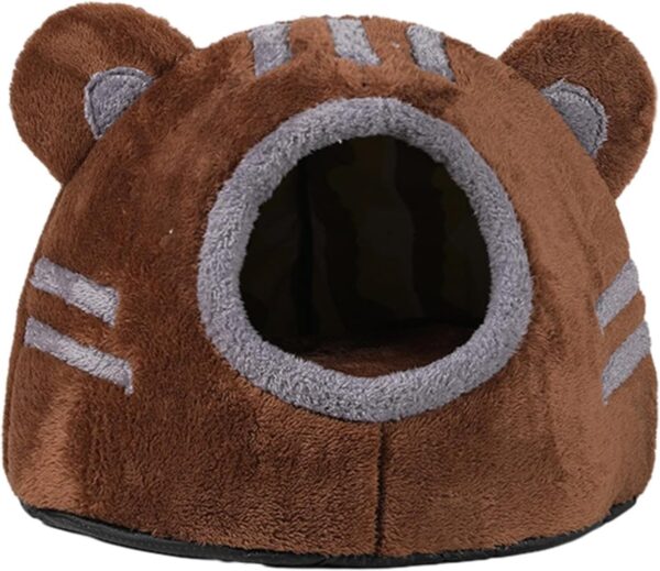 Fully Enclosed Bear Head Shape Bed for Cat & Dog - Image 2