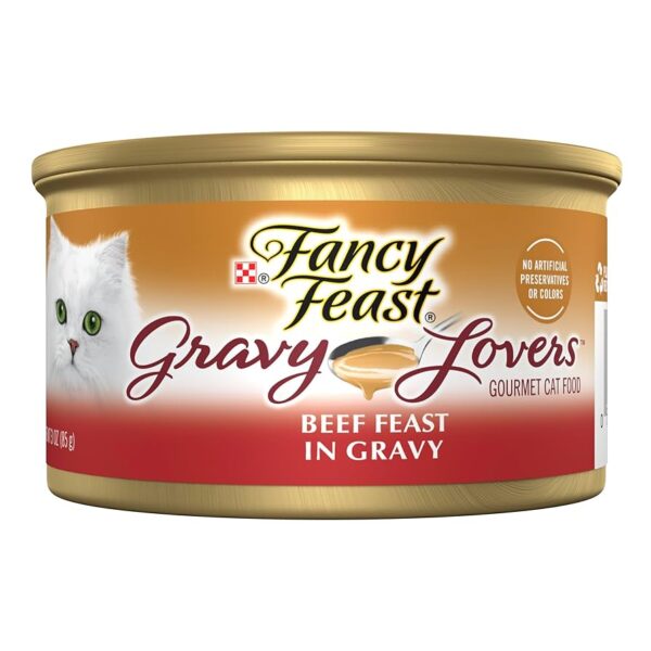 Fancy Feast Lovers Beef in Gravy 85g