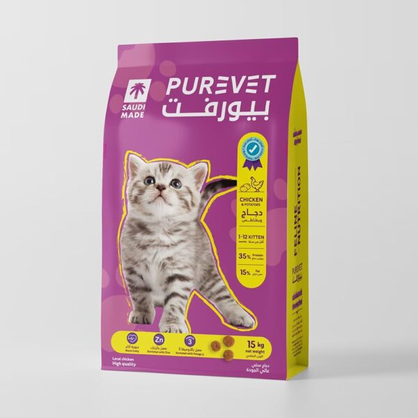 Purevet Kitten Chicken & Potatoes 1kg