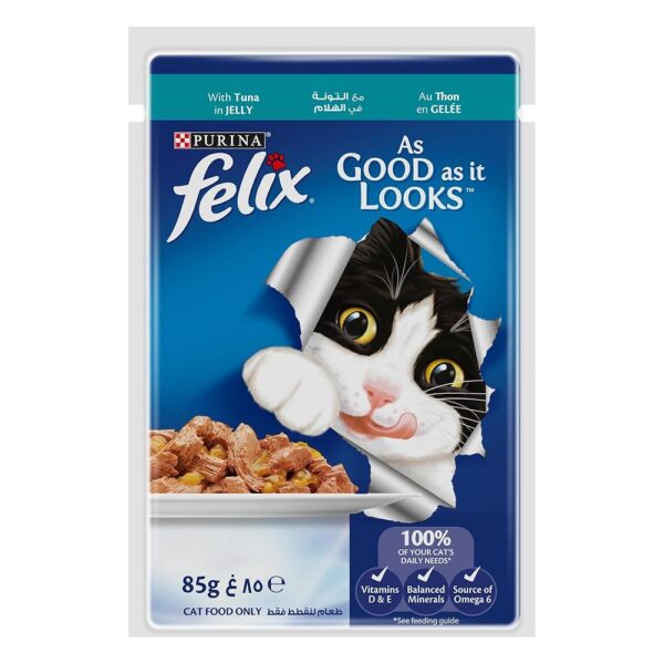 Purina Felix As Good As It Looks Salmon In Jelly 85g