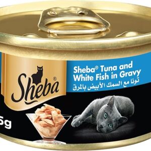 Sheba Tuna & White Fish In Gravy 85g