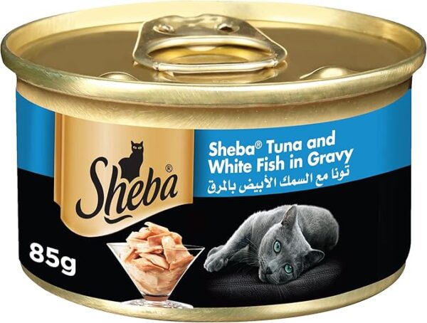 Sheba Tuna & White Fish In Gravy 85g