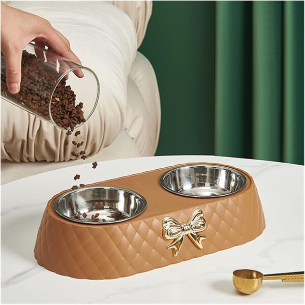 Double Bowl Food Bow-Tie Decoration - Image 3