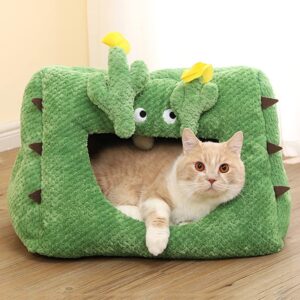 Pet Bed Cactus Smily Face Shaped