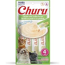 Inaba Churu Pops Chicken with Scallop 4 Stickes 60g