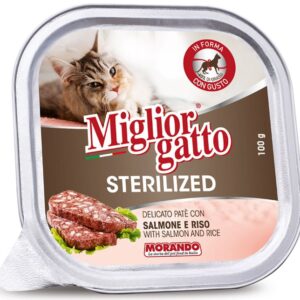 Miglior Gatto Sterilized with Salmon & Rice 100g