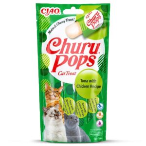 Inaba Churu pops Tuna with Chicken 4 Stickes 60g